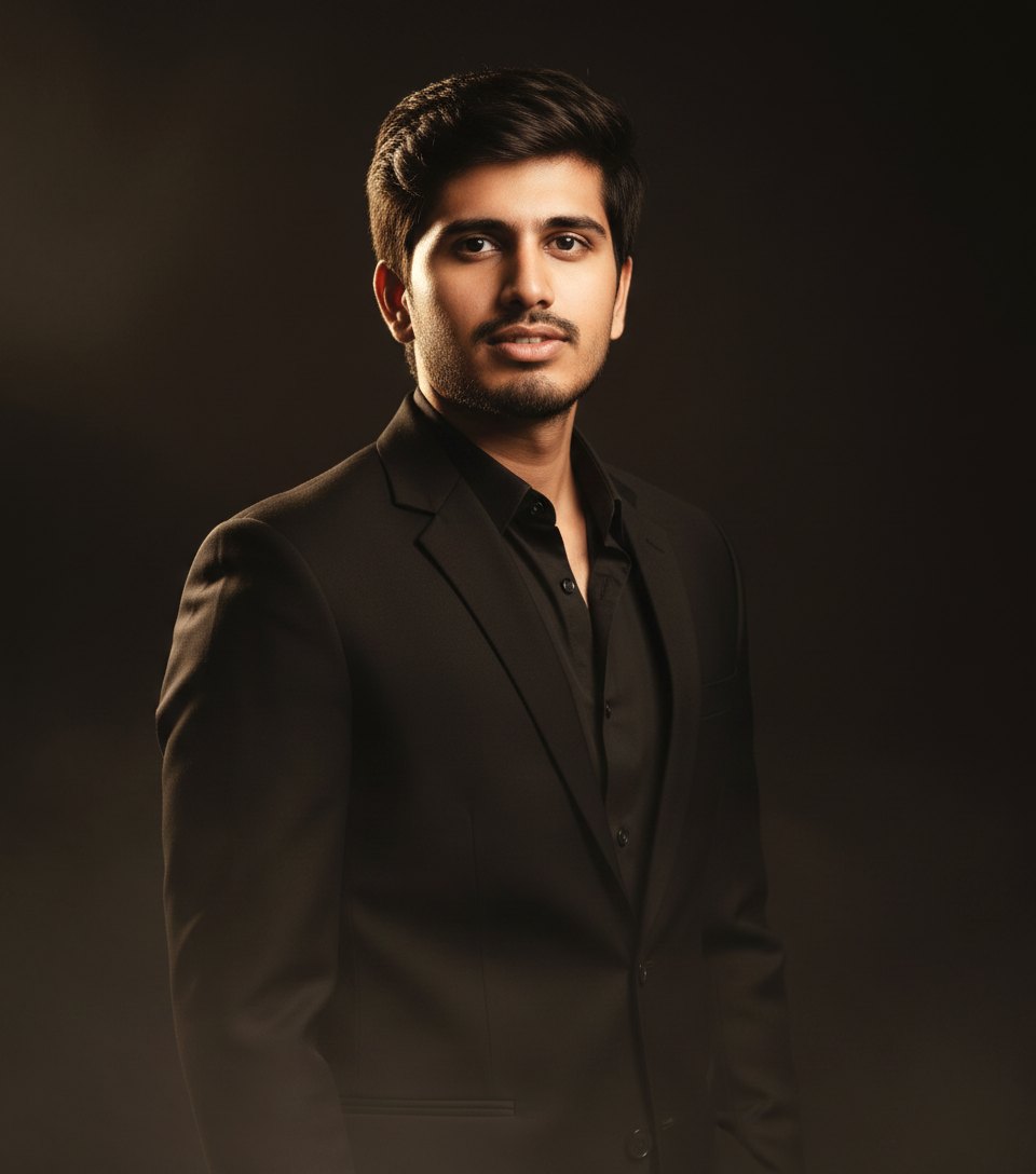 Studio headshot of Akhil Raj Vadde